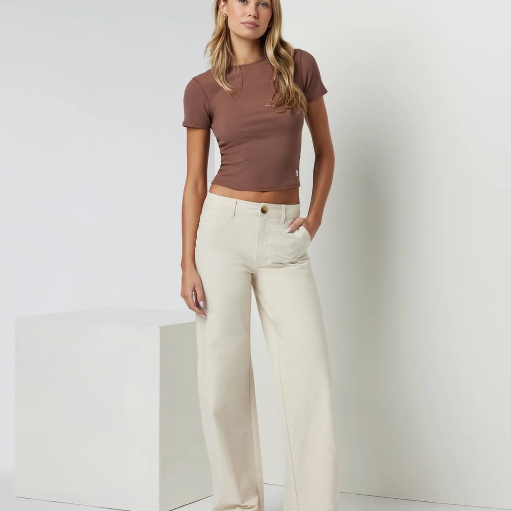 NWT Vuori Getaway Pant in Milkweed